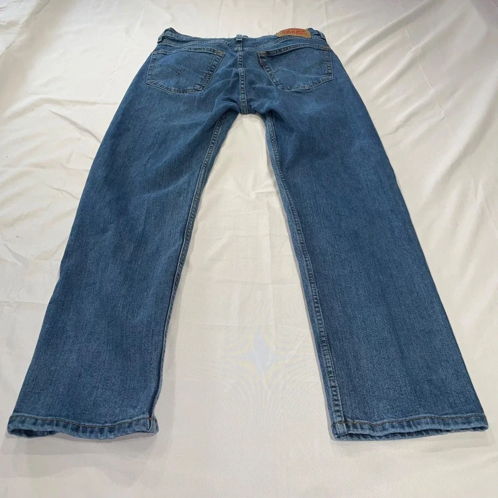 Levis 505 Regular Fit Jeans Mens 32x30‎ Blue Straight Leg Denim 00505-2538